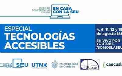 Webinars sobre Tecnologías Accesibles