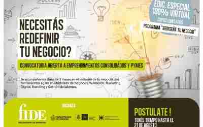“Rediseñá tu negocio”, un programa para emprendimientos y PyMEs