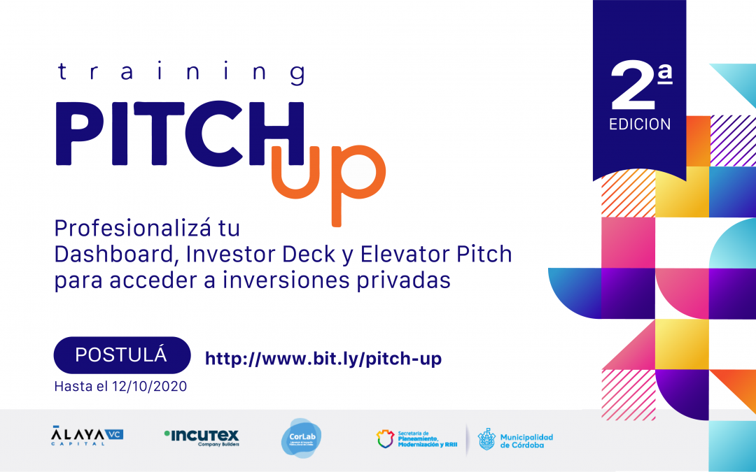 Se abre convocatoria para la segunda edición de Pitch-Up!