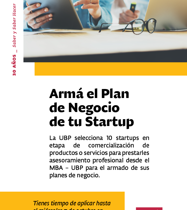 Convocatoria de Startups que quieran mejorar sus planes y modelos de negocio