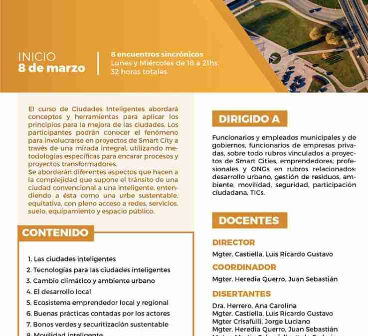 Curso Virtual sobre Ciudades Inteligentes