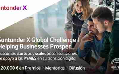 Santander X Global Challenge: un reto global a startups y scaleups con soluciones para apoyar a las pymes en su transición digital