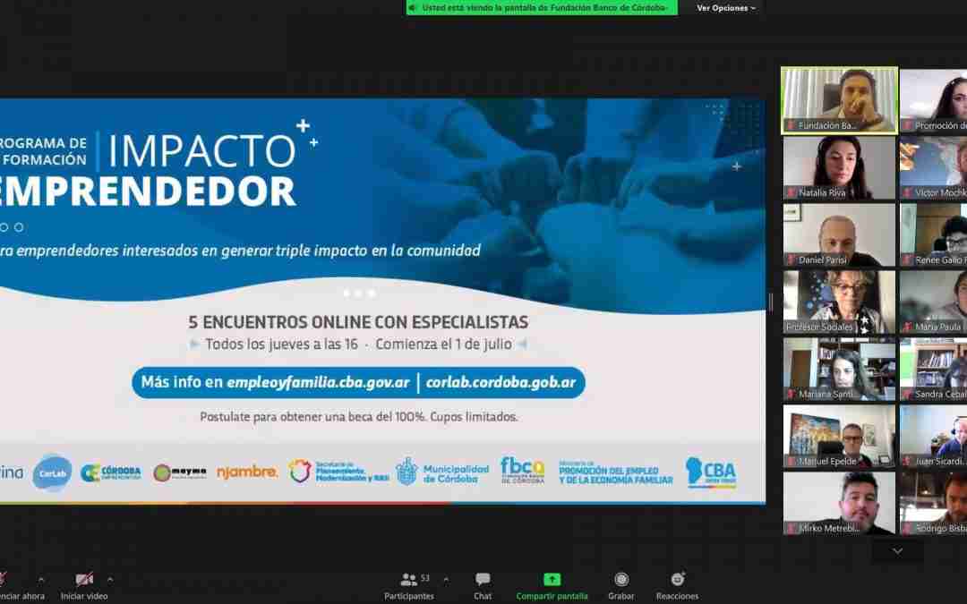 Con casi 60 emprendimientos, comenzó el ciclo Impacto Emprendedor