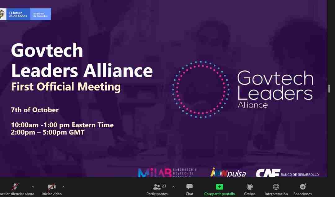 CorLab representó a la ciudad de Córdoba en la primera reunión oficial de la Alianza Global de Líderes Govtech