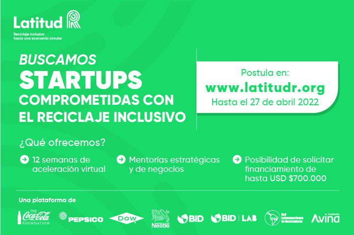 Buscan acelerar startups en economía circular y reciclaje inclusivo de Latinoamérica