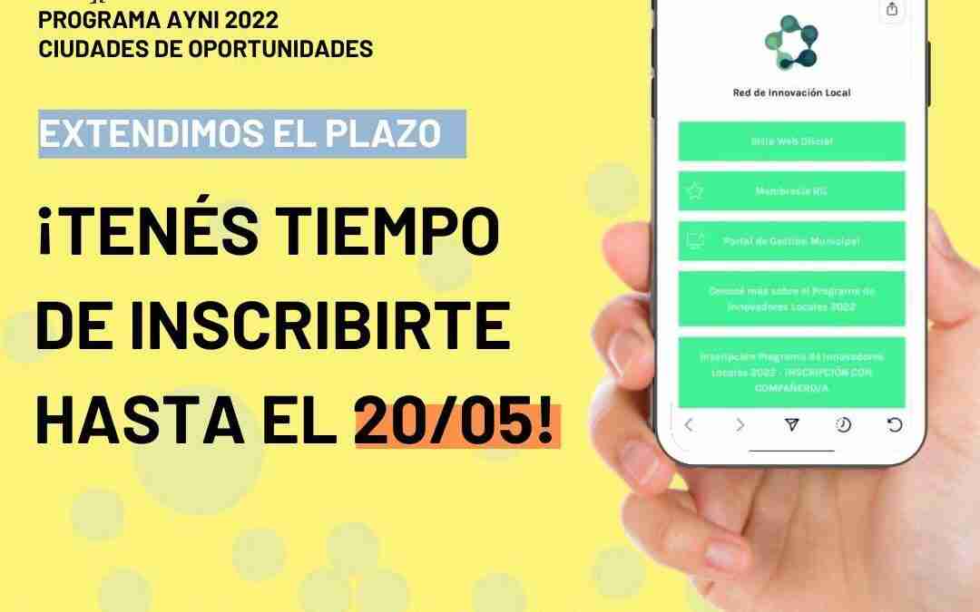 Inscripciones Abiertas para el Programa AYNI 2022