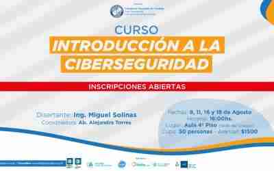 Ciberseguridad. Curso de Introducción a la Ciberseguridad en el Colegio de Abogados