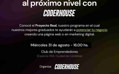 Emprendedores. Llega Proyecto Real, una oportunidad en conjunto a Coderhouse para potenciar la digitalización de emprendimientos.