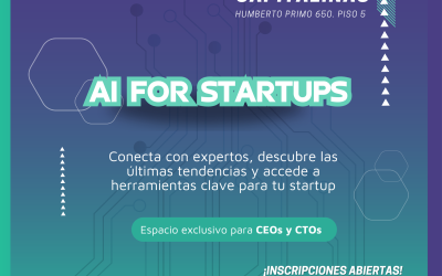 “AI for Startups” un nuevo espacio para impulsar la Inteligencia Artificial en emprendimientos tecnológicos