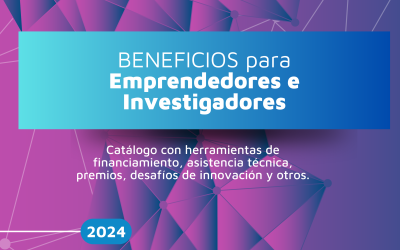 Ya se encuentra disponible la edición de Octubre del Catálogo de Beneficios para Emprendedores e Investigadores