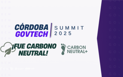 Córdoba Govtech Summit 2025 compensó su huella de carbono con el acompañamiento de Carbon Neutral+